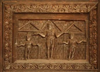 Panel 5C ajtóból: a Crucifixion Orans